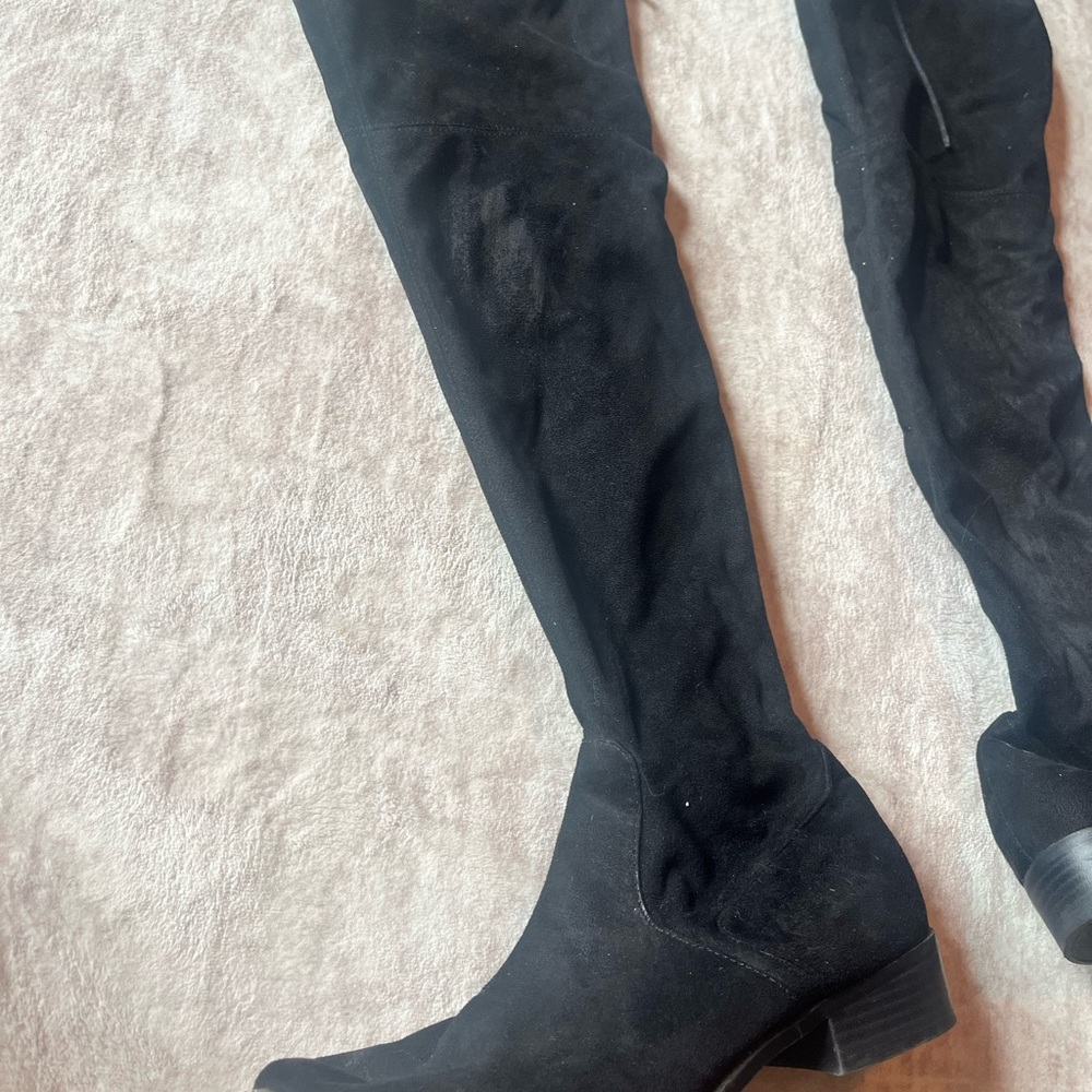 Black Over-the-Knee Women's Boots